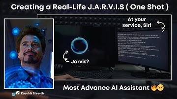 Creating a Real Life Jarvis 🔥😎 ( One Shot ) | How To Make Jarvis | Jarvis Python | Shreshth Kaushik
