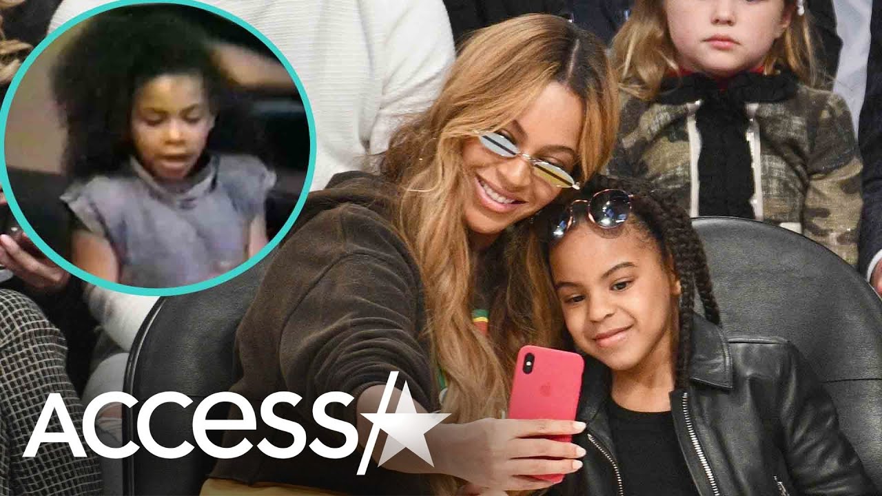 Beyoncé & Blue Ivy Look Like Twins In Childhood Videos