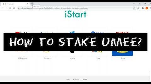 How to stake Umee using  Keplr wallet