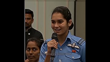AVANI CHATURVEDI AIRFORCE MOTIVATION DEFENCE MOTIVATION VIDEO#airforce #nda #shorts