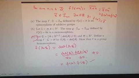 Lecture3: Group Homomorphisms