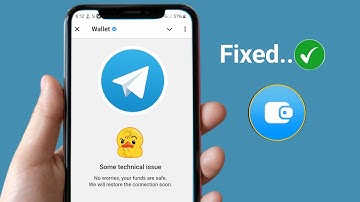 telegram wallet not open | How to fix telegram wallet some technical issue problem |