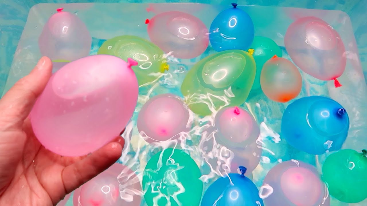 Water Balloons Popping YouTube