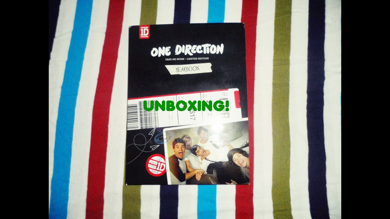 Unboxing One Direction Take Me Home Yearbook Edition Youtube