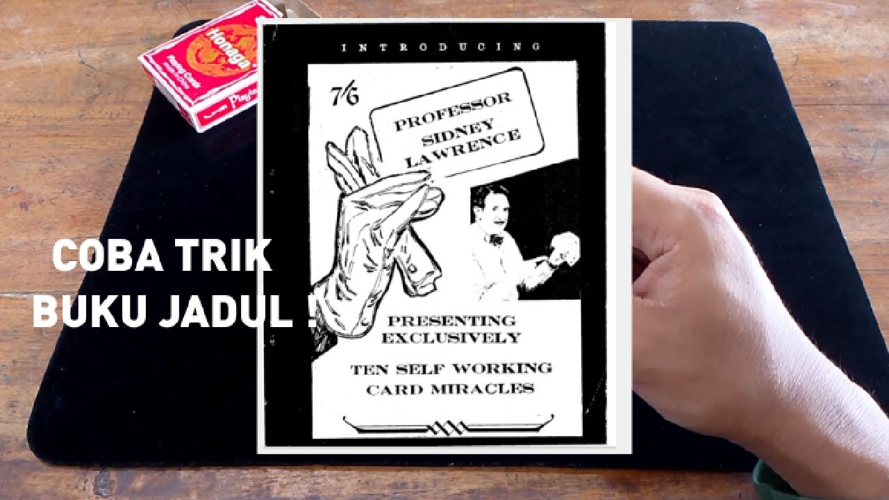 Mencoba Sulap Kartu Dan Triknya Buku Jadul