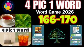 4 PIC 1 WORD Word Game 2026 level 166 167 168 169 170 screenshot 5