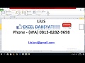 ED 5 - Excel VBA cara membuat Tombol untuk menjalankan Macro