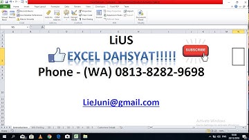 ED 5 - Excel VBA cara membuat Tombol untuk menjalankan Macro