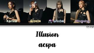 aespa (에스파) – Illusion (도깨비불) Lyrics (Han|Rom|Eng|COLOR CODED)