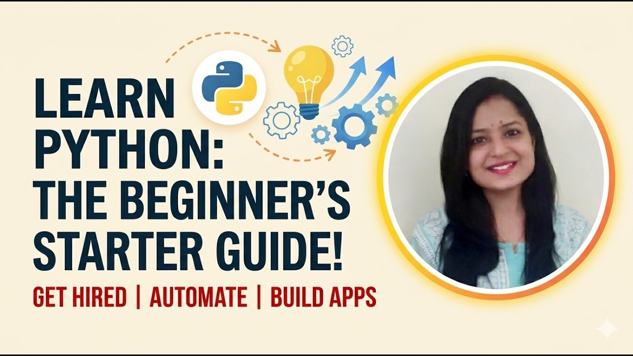 Python for Beginners: Learn Python in 2026 (Full Course for Beginners ...