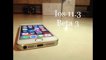 Iphone 5s ios 11.3 beta 3 vs ios 11.2.6 #Geekbench 4# Build 15E5189f
