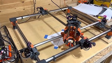 MPCNC working in the rails and playing with Macros