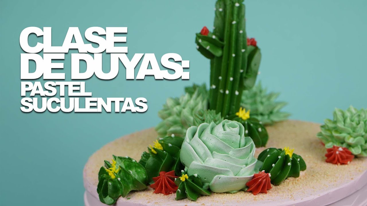 CLASE DE DUYAS | Pastel Suculentas