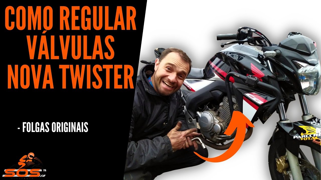 Como Regular Válvula da Nova Twister 250 (2016/2021)?