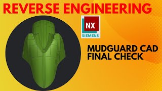 HINDI | 60. Mudguard CAD Final : Student Review | Reverse Engineering NX Course Call +91 9654 816262