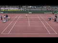 2018年 JOC ソフトテニス U20女子 シングルス 決勝 早川（ナガセケンコー） 対 林田（東京女子体育大学）