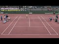 2018年 JOC ソフトテニス U20女子 シングルス 決勝 早川（ナガセケンコー） 対 林田（東京女子体育大学）