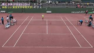 2018年 JOC ソフトテニス U20女子 シングルス 決勝 早川（ナガセケンコー） 対 林田（東京女子体育大学）