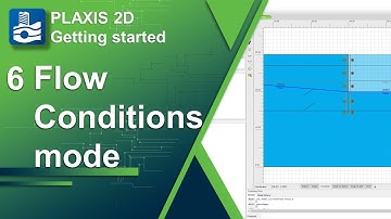 Flow Conditions Mode - Getting Started with PLAXIS 2D - Part 6/11