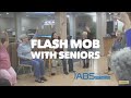 Flash mob seniors, Senior Exercise Class, chair exercise, exercise choreography older adults