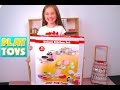 Kids cooking & playing with kitchen toys! Play Toys!