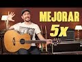 Cómo MEJORAR 5 VECES MÁS RÁPIDO Con La Guitarra