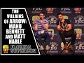 The Villains of Arrow Panel with Manu Bennett and Matt Nable at Florida Supercon 2015