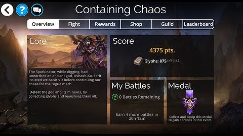 [Gems of War] World Event: Containing Chaos