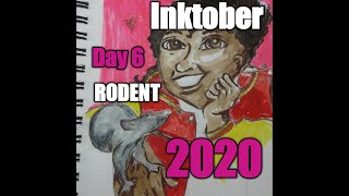 Inktober Day6...... RODENT
heyy guys...its day 6. and the word is Rodent. me and rodents have a love and hate kind of relationship, which means...i would hate to see one in my house.. LOL now that love part is the cute relationship that Michael Jackson was singing about in his song Ben... great song... so sit back and watch me as i create in ink. Inktober Day6...... RODENT
