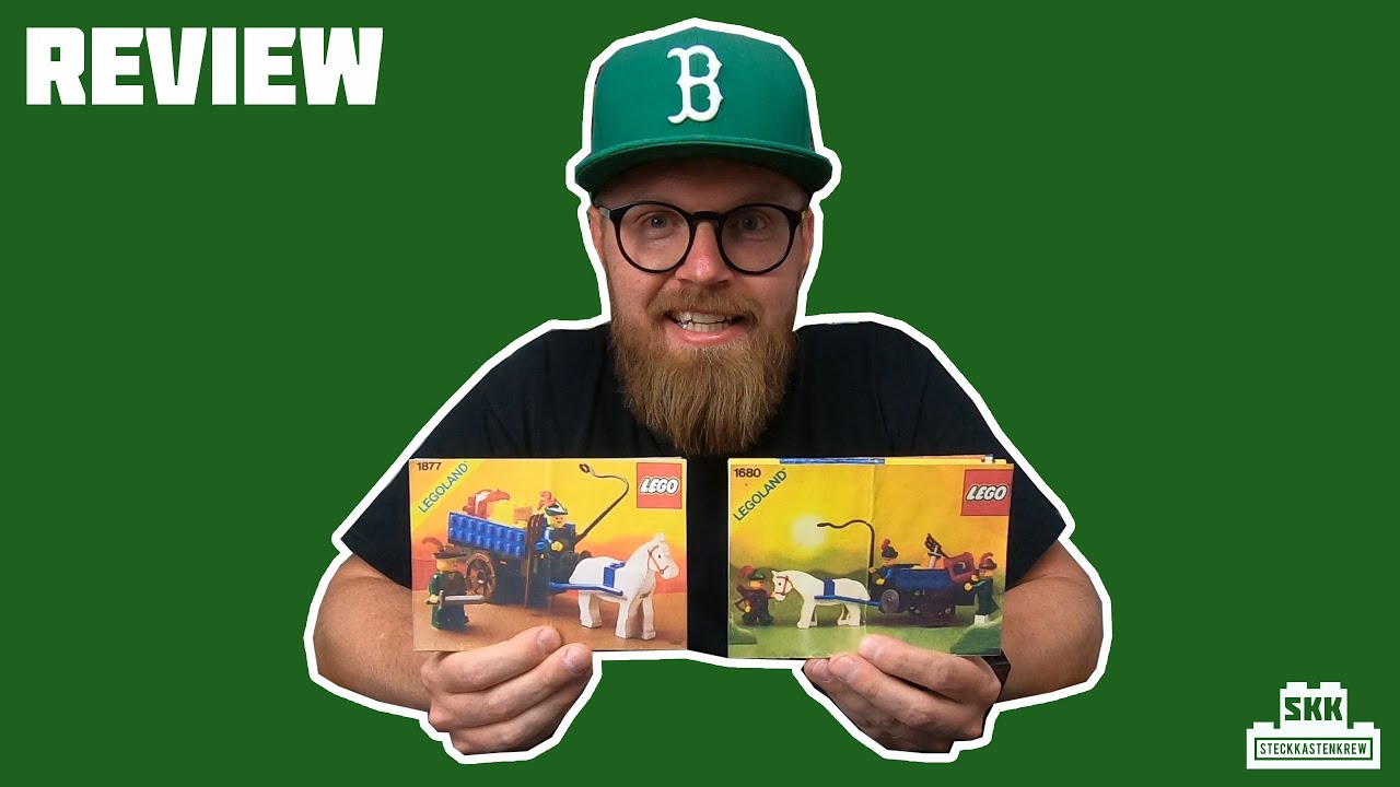 LEGO® 1680 + LEGO® 1877: der seltene Heuwagen der Forestmen von 1990 [Review]