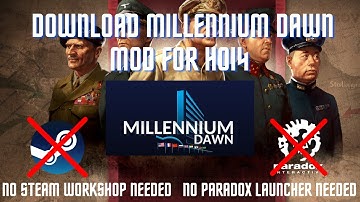 HOI4 Download Millennium Dawn Mod WITHOUT Steam Workshop or Paradox Launcher