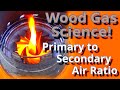Primary to Secondary Ratios! Paint Can Wood Gas Stove Optimization! Wood Gas Stove Science| Part 7!