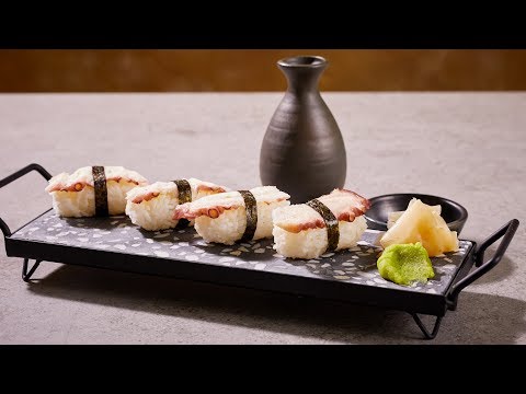 Nigiri mit Pulpo