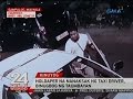 24 Oras: Holdaper na nanaksak ng taxi driver, binugbog ng taumbayan