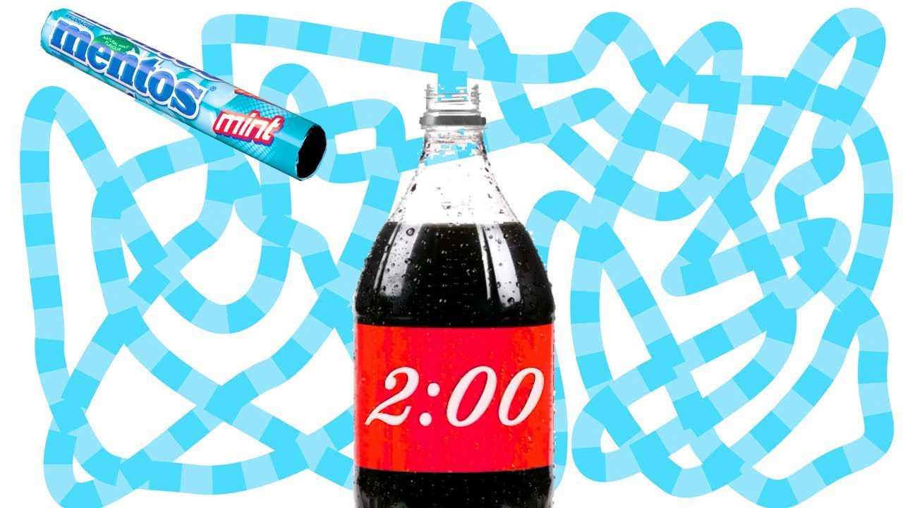 ⁣2 Minute Timer Bomb [COKE AND MENTOS] 💣