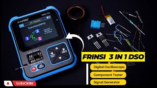 Mini 3 in 1 Multi Tester | FNIRSI DSO-TC3 : Component Tester + Oscilloscope + Function Generator!