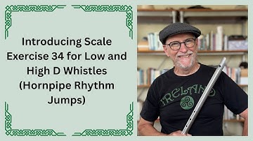 Introducing Scale Exercise 34 for Low and High D Whistles (Hornpipe Rhythm Jumps)