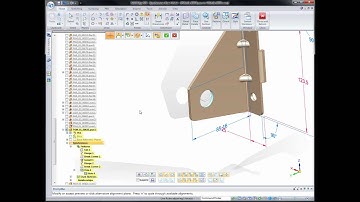 Solid Edge ST4 Machine Design Demo: Horizontal / Vertical 3D Model Relationships Between Geometry