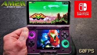 Another Metroid 2 Remake (Nintendo Switch) - Ayn Thor Gameplay 