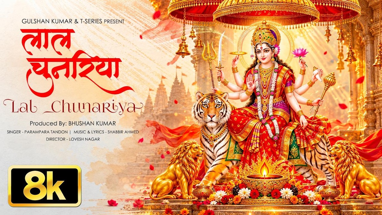 Lal Chunariya 8K Video Song | Parampara Tandon | Shabbir Ahmed | Lovesh Nagar | Bhushan Kumar poster