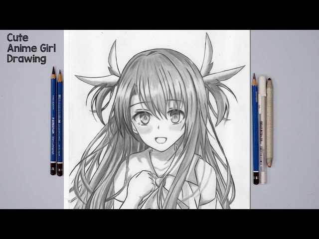 Easy Drawing Ideas - How To Draw Anime Cute Girl LoLi [Anime Drawing  Tutorial] My Drawing Video :    #animedrawing #animedrawingtutorial #howtodrawanime