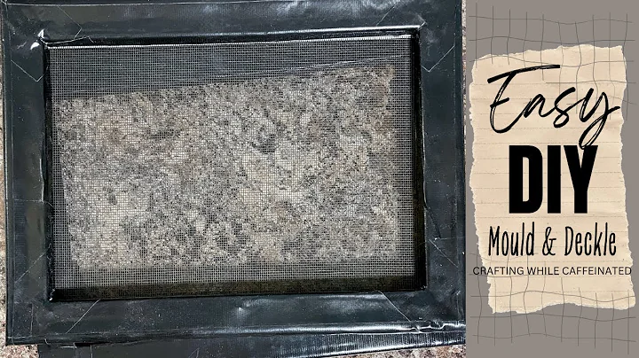 Easy DIY Mould & Deckle to Make Handmade Paper