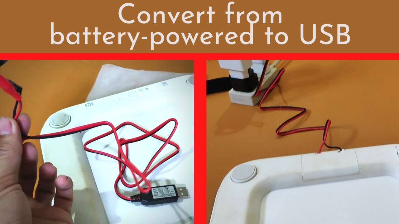 How to Turn Anything Battery Powered into USB Powered 