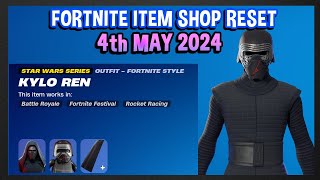 MORE STAR WARS SKINS RETURN! (Fortnite Item Shop Reset 4th May 2024)