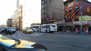 NYC Bus: Harlem bound D60HF 5611 M102 at Astor Pl/3 Av