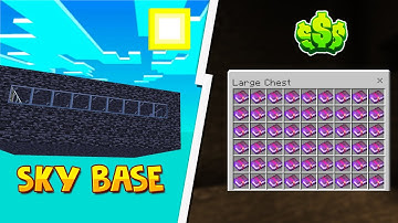 WE FOUND A SKYBASE RAID | NETHERGAMES FACTIONS | Minecraft PE | EasyAZ