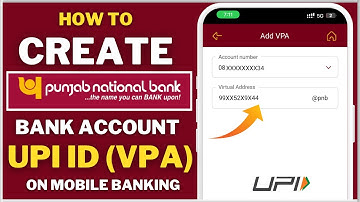 How To Create PNB Bank Account UPI ID (VPA) on Mobile Banking | Punjab National Bank UPI ID
