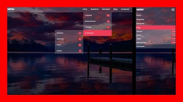 como HACER un MENU DESPLEGABLE en HTML VISUAL STUDIO CODE 😱
