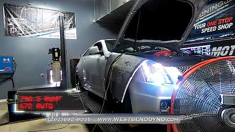 West Bend Dyno Tuning - 2012 Cadillac CTS-V Kong 2650 blower