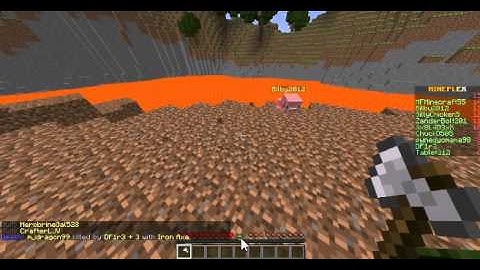 Minecraft - Minplex - Bacon Brawl - Hacker - Bilby2012